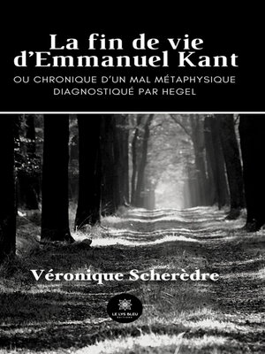 cover image of La fin de vie d'Emmanuel Kant
